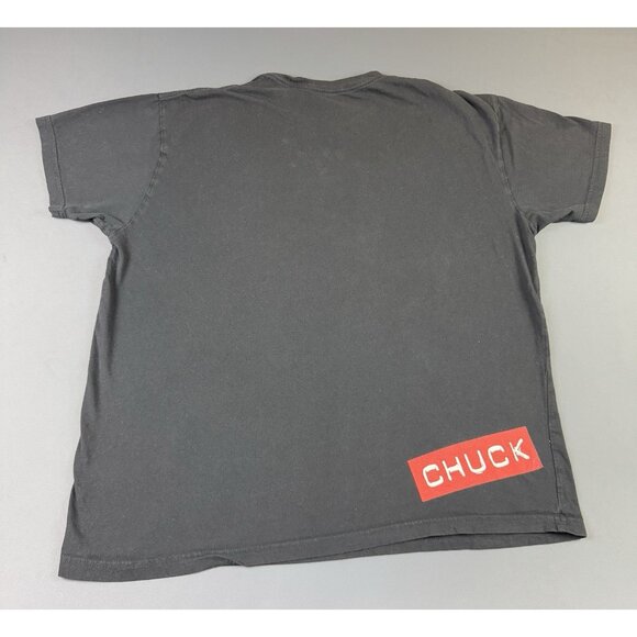 Vintage Y2K Nerd Herd Chuck TV Show Series Comedy Promo Black XL Tee Rare Logo - Picture 2 of 7